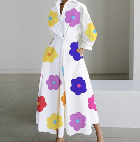 Robe Chemise Maxi d'Été